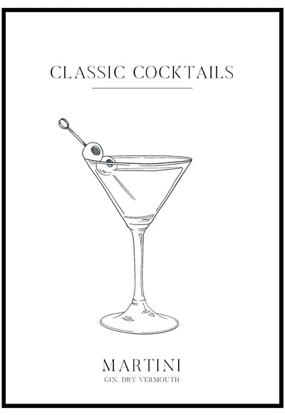 Classic Martini Wall Art