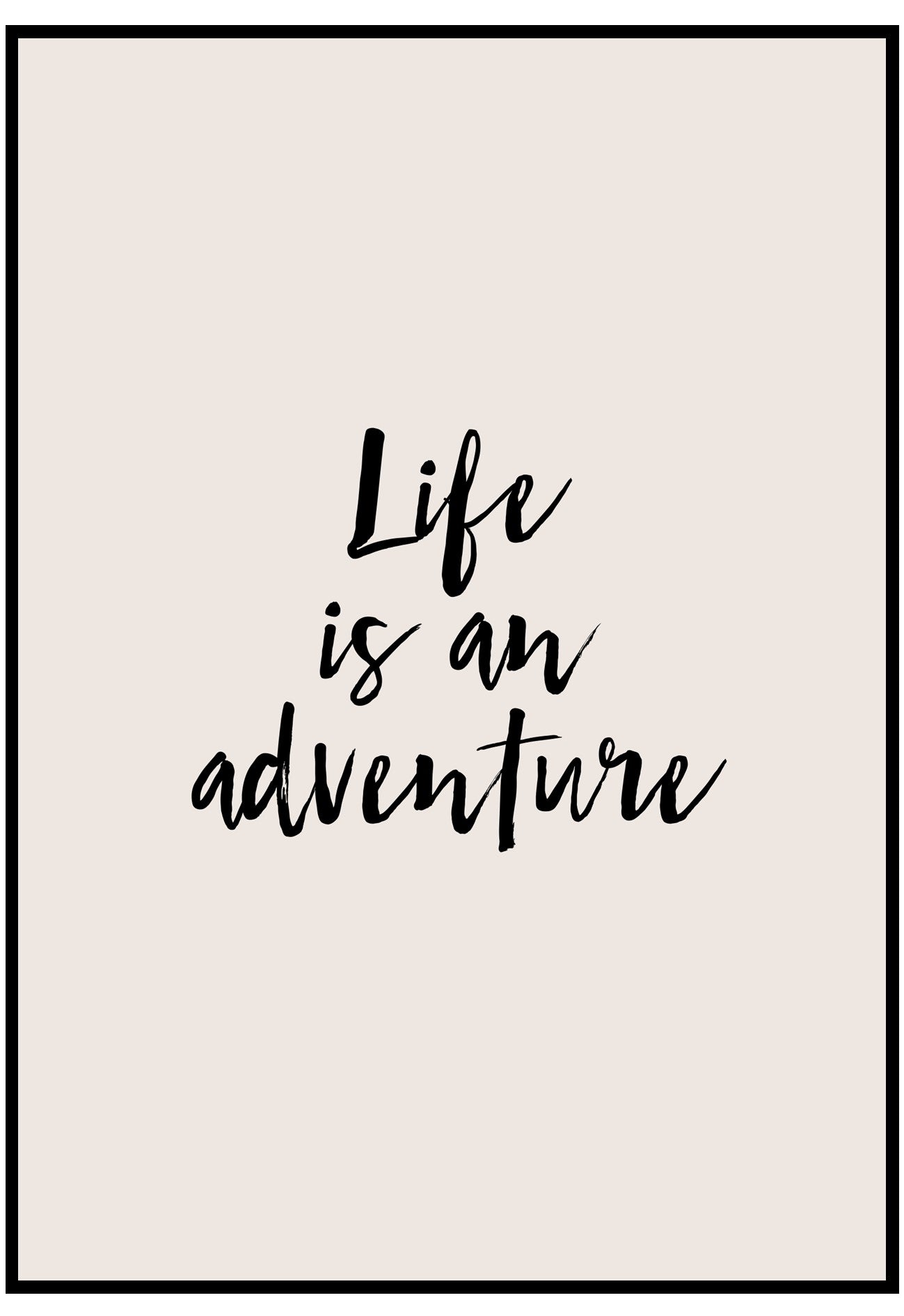 Life Is An Adventure Wall Art
