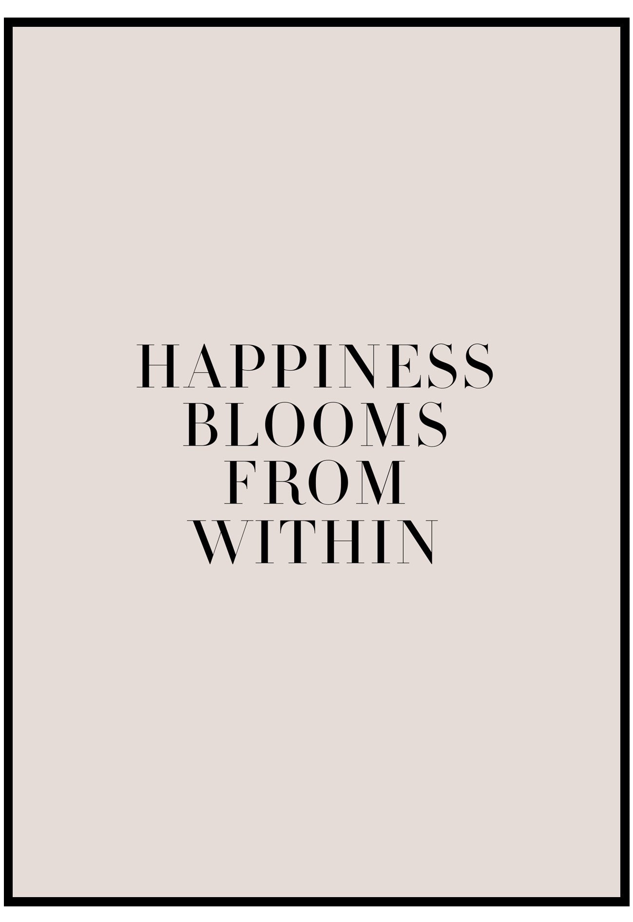 Happiness Blooms From Within Wall Art