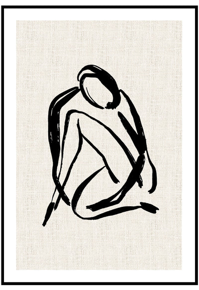 Body On Linen Wall Art