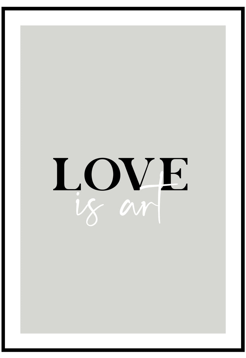 Love Is Art Wall Art