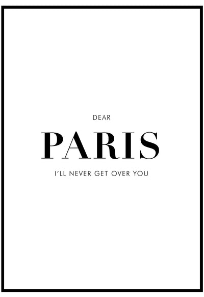 Dear Paris Wall Art