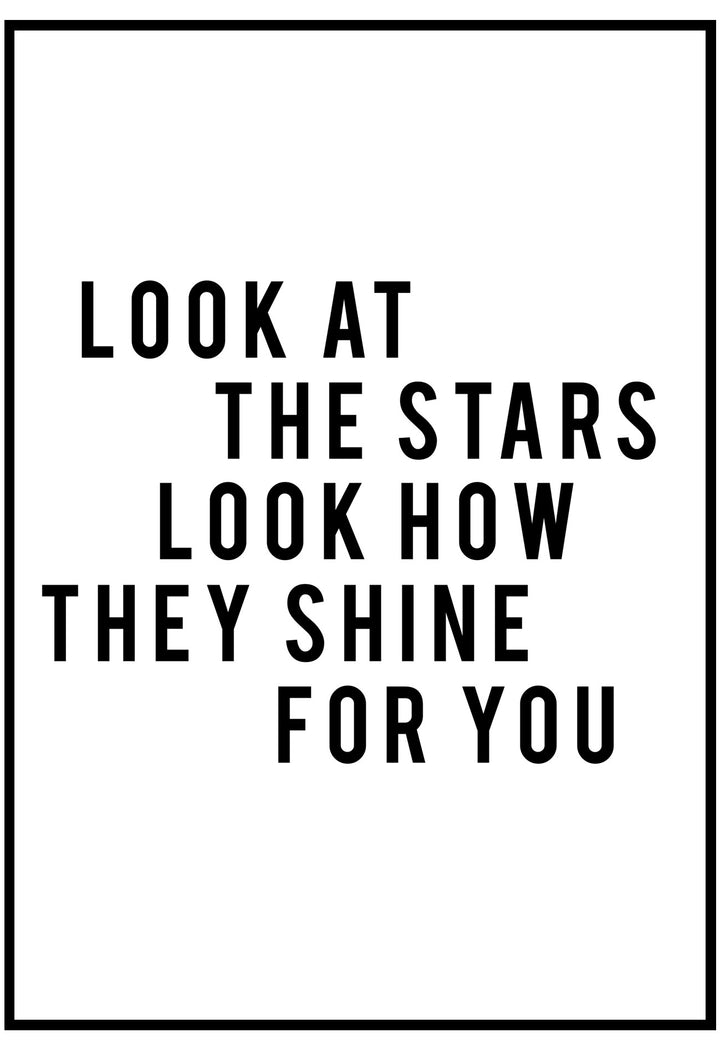 Look At The Stars Wall Art