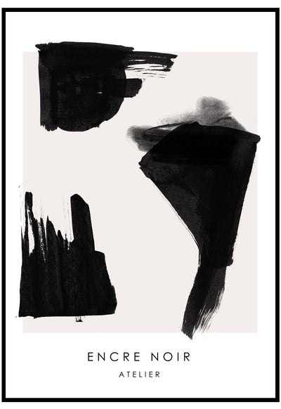 Encre Noir Wall Art