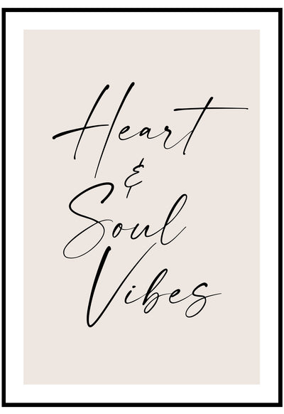 Heart And Soul Vibes Wall Art
