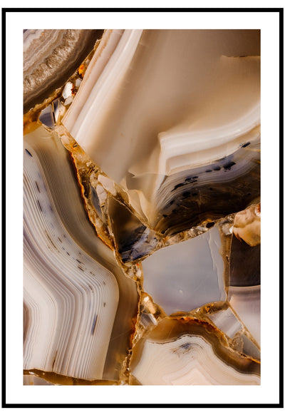 Golden Agate Wall Art