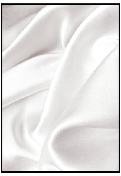 White Silk Wall Art