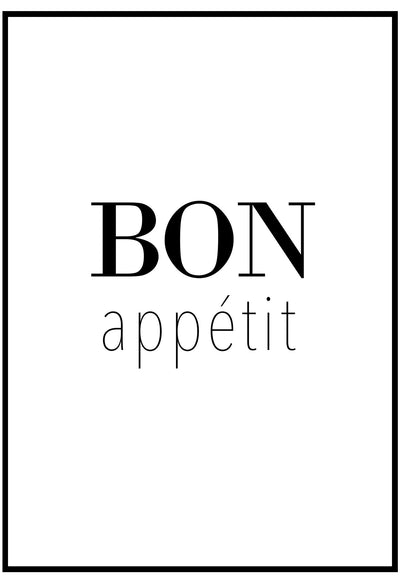 Bon Appetit Wall Art