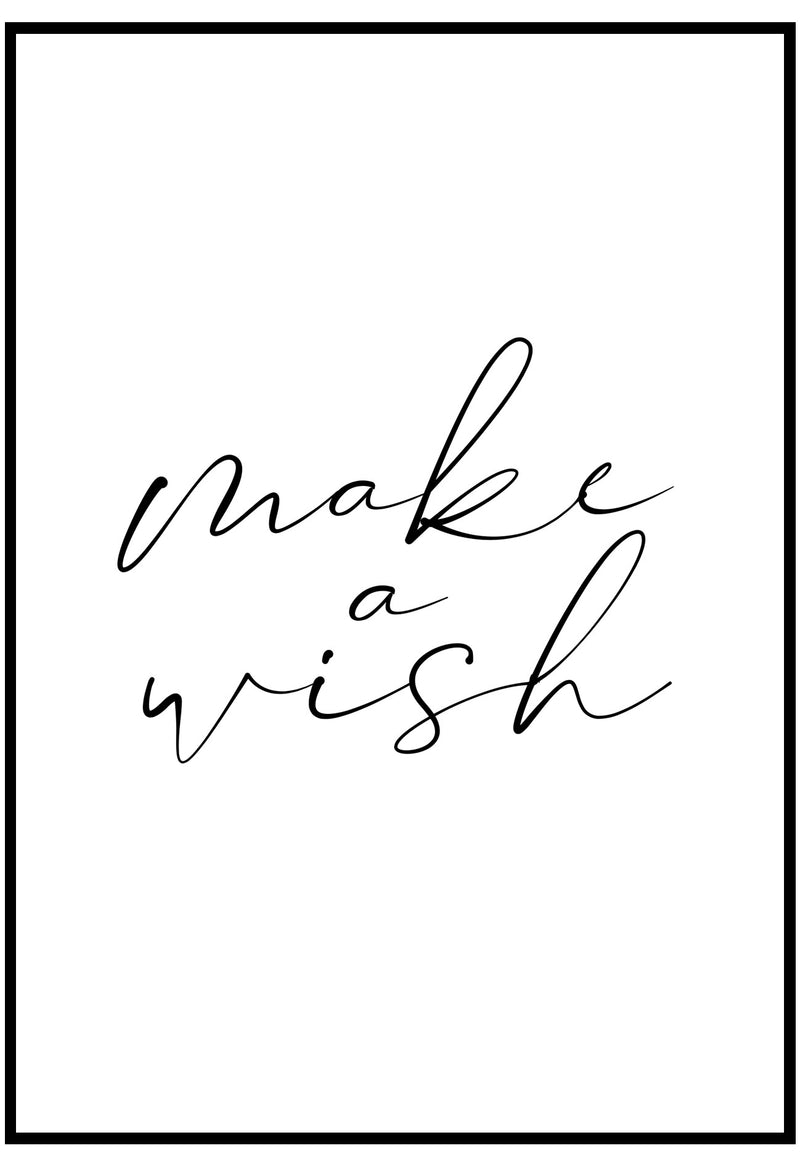 Make A Wish Wall Art