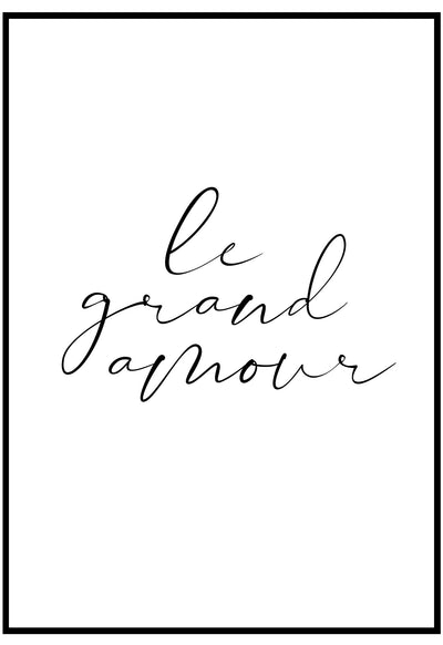 Le Grand Amour Wall Art