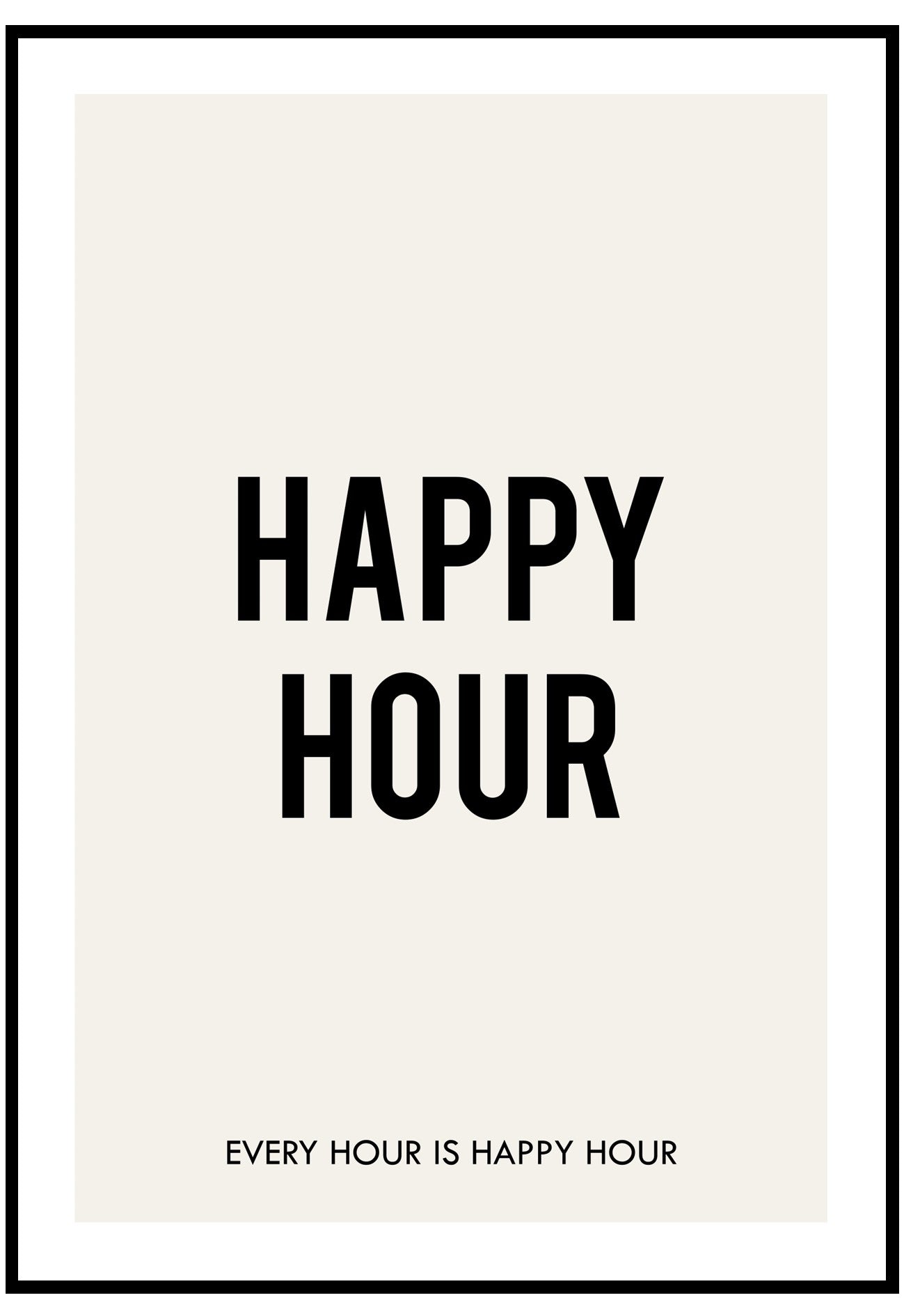 Happy Hour Wall Art