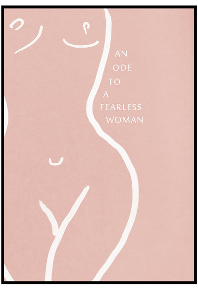 Fearless Woman Wall Art