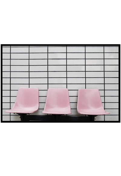 Pink Chairs Wall Art