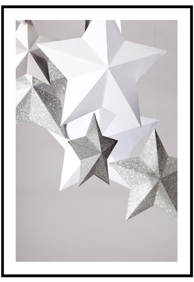 paper stars wall art