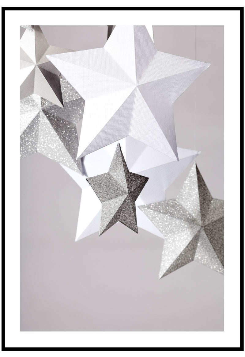 paper stars wall art