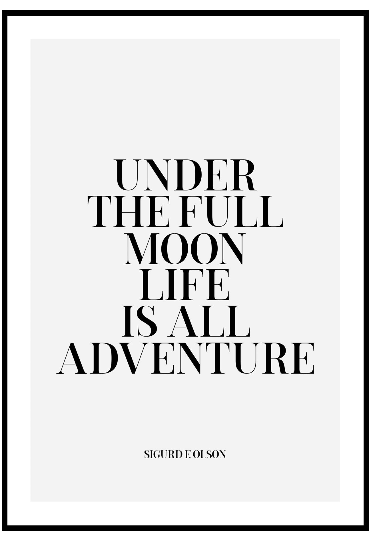 Under The Full Moon Wall Art