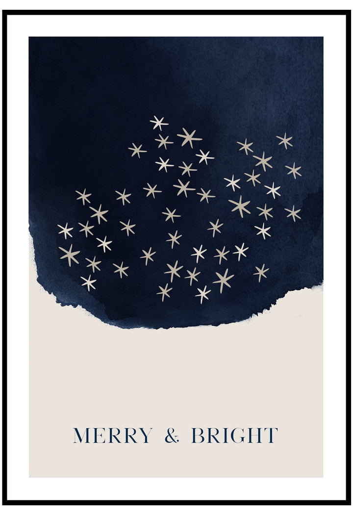 merry and bright wall art