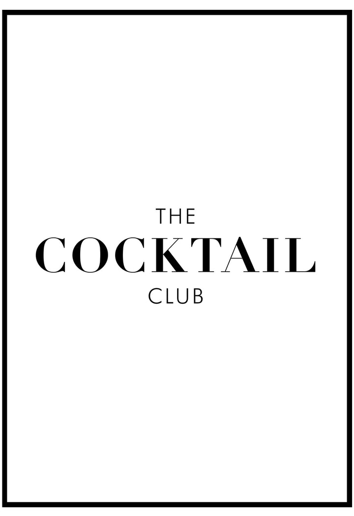 The Cocktail Club Wall Art