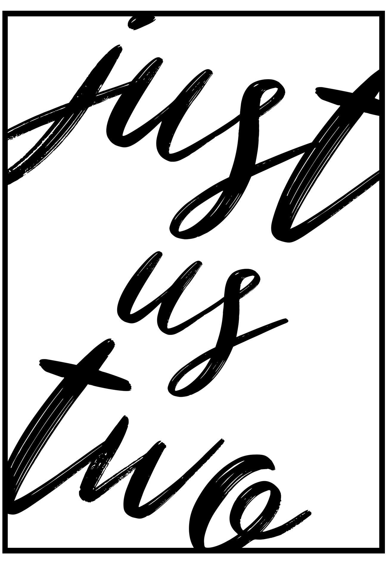 Just Us Two Wall Art