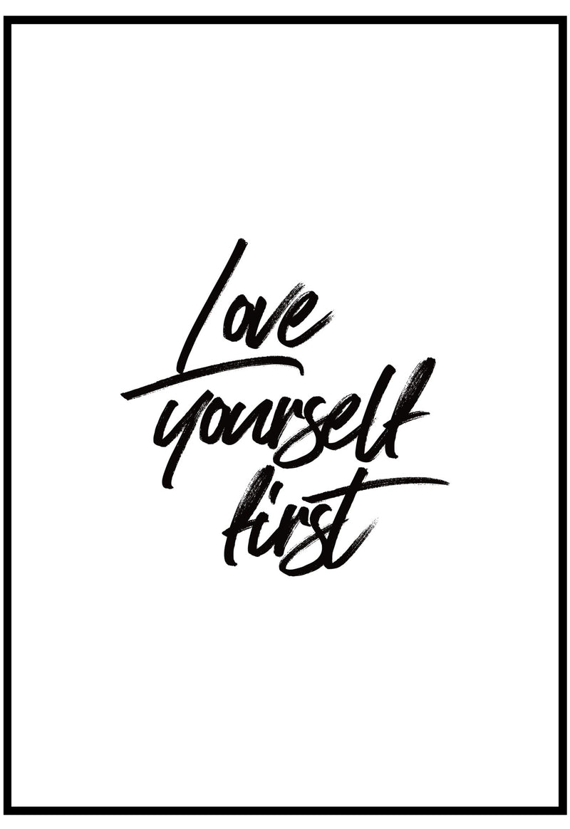 Love Yourself First Wall Art