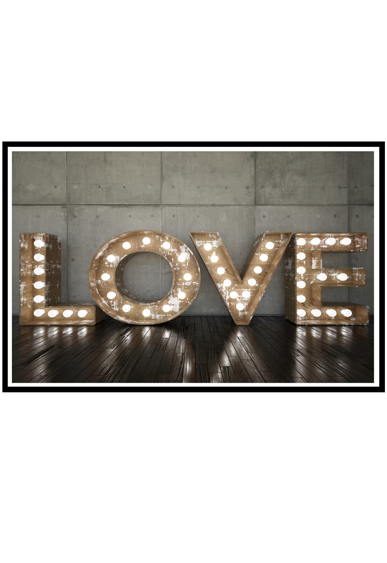 Love Light Wall Art