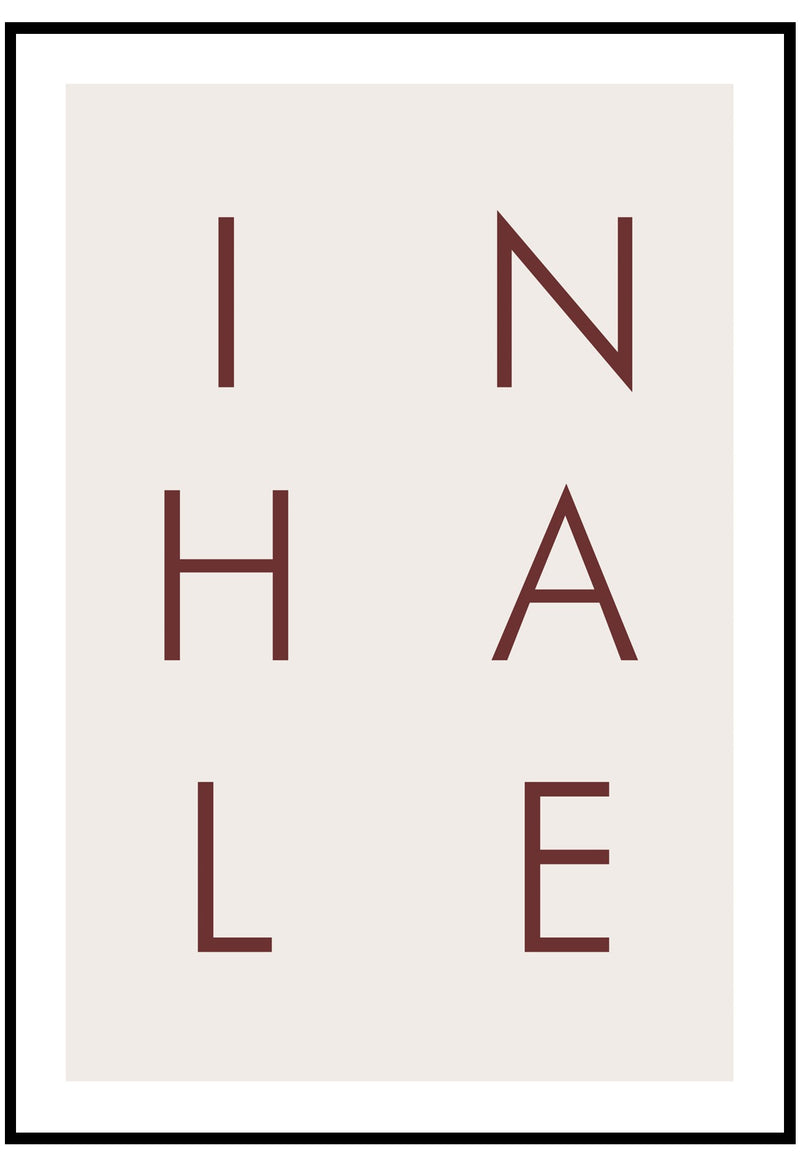 Inhale Wall Art