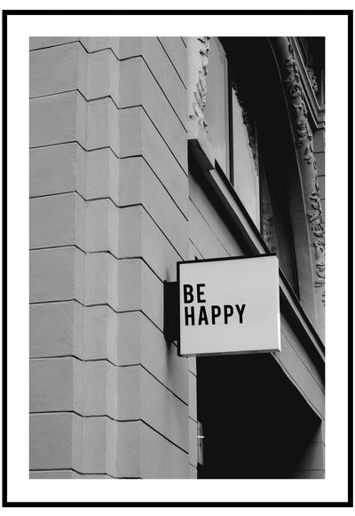 Be Happy Wall Art