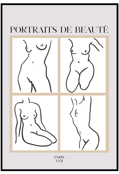 Portraits De Beaute Wall Art