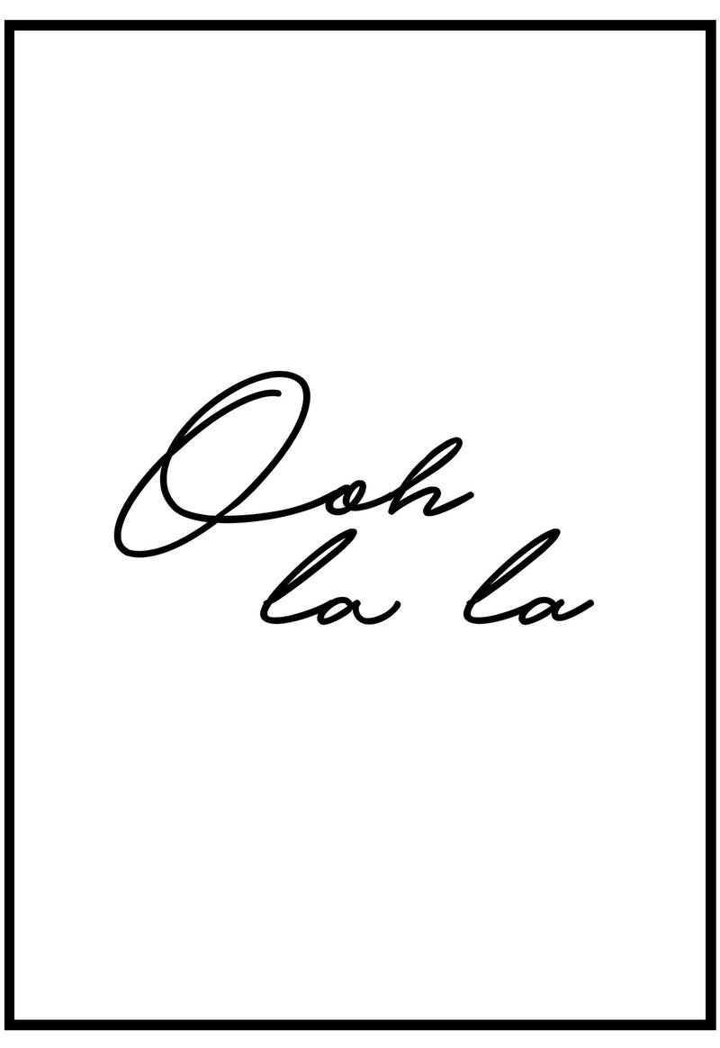 Ooh Lala Wall Art
