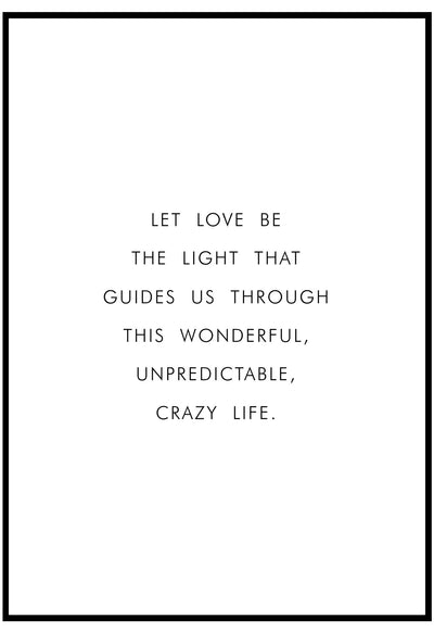 Let Love Be The Light Wall Art