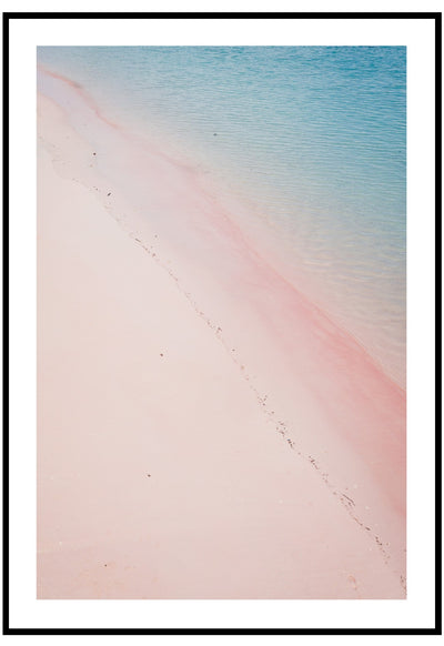 Pink Beach Wall Art