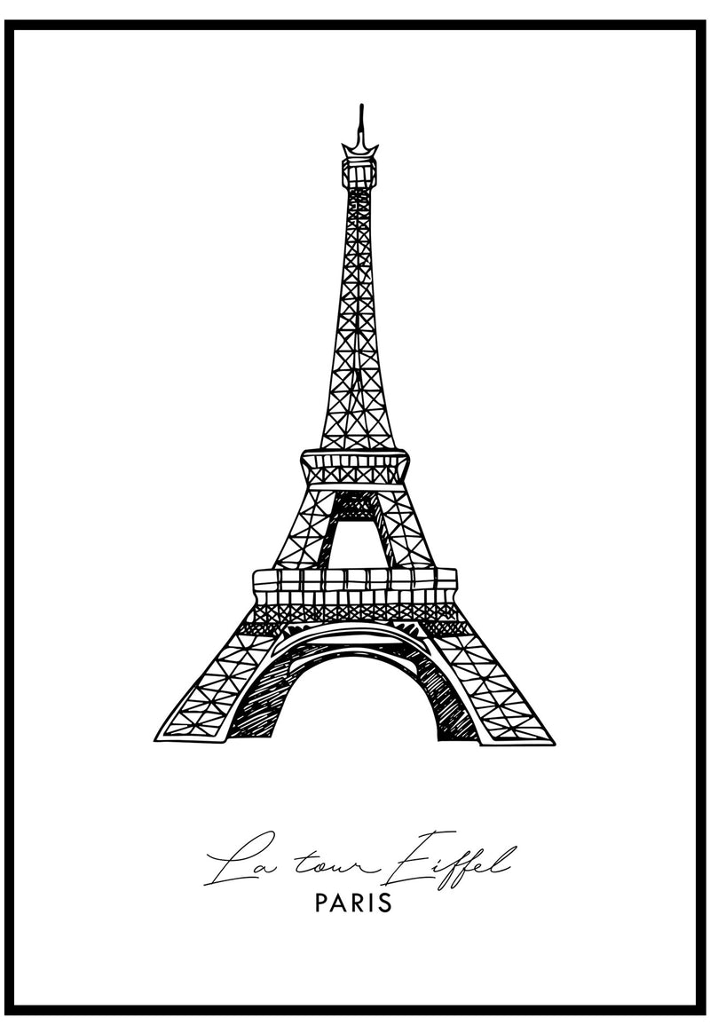 La Tour Eiffel Wall Art