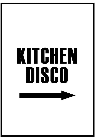 Kitchen Disco Wall Art