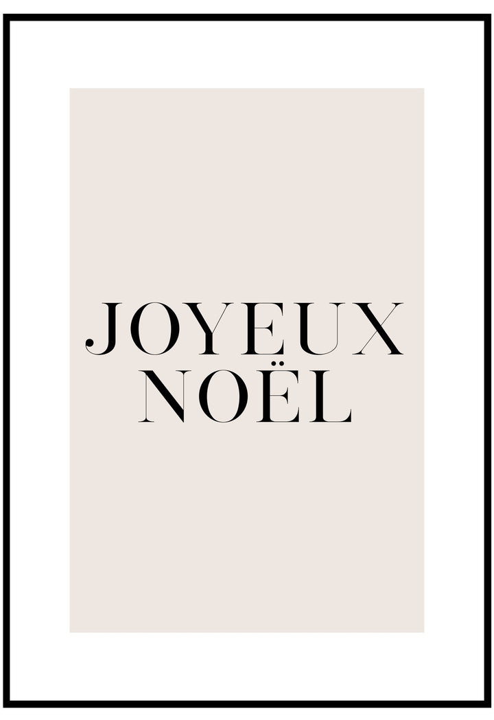 joyeux noel wall art