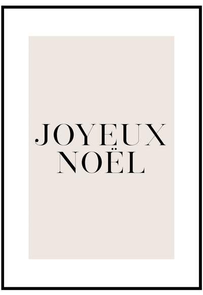 joyeux noel wall art