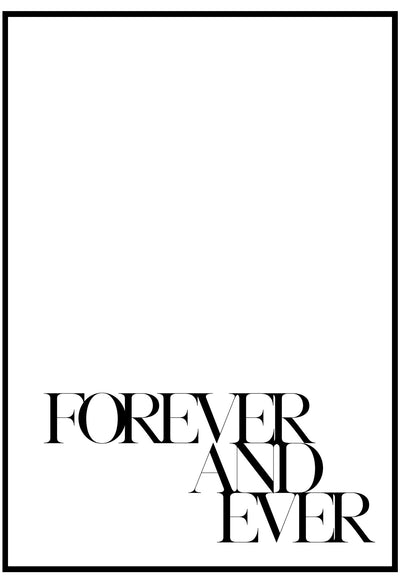 Forever And Ever Wall Art