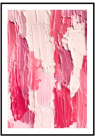 Pink Oil Layers Wall Art