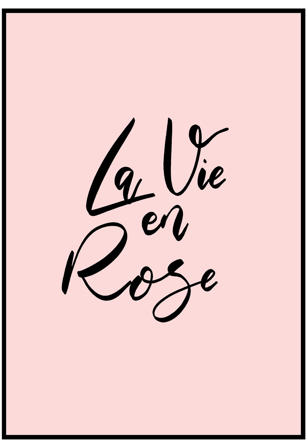 La Vie En Rose Poster