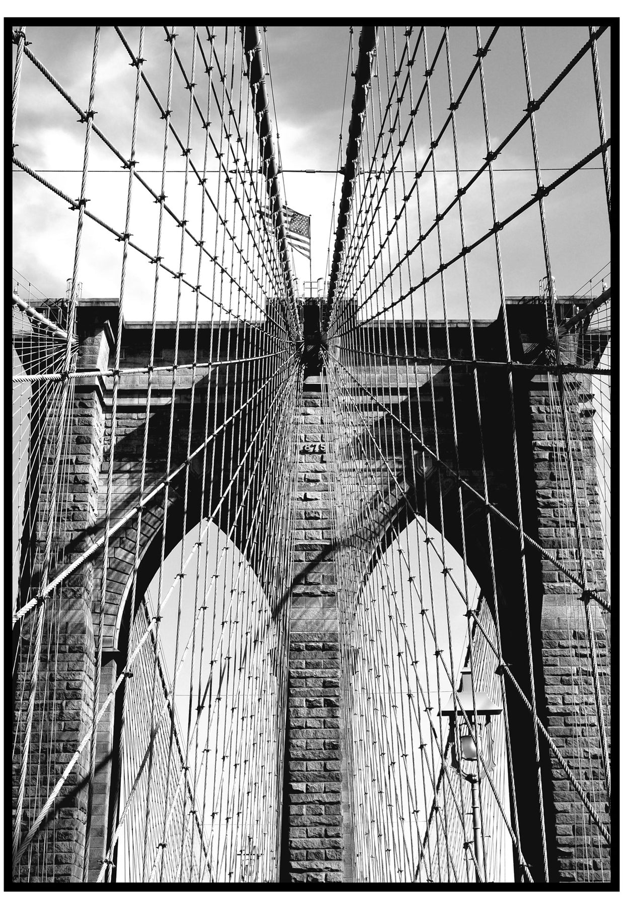 Brooklyn Bridge Wall Art Print Poster – Photography | Iconic My Slay New York