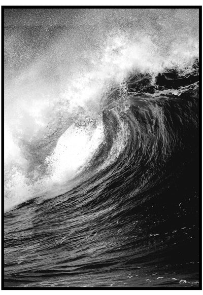 Black Waves Wall Art