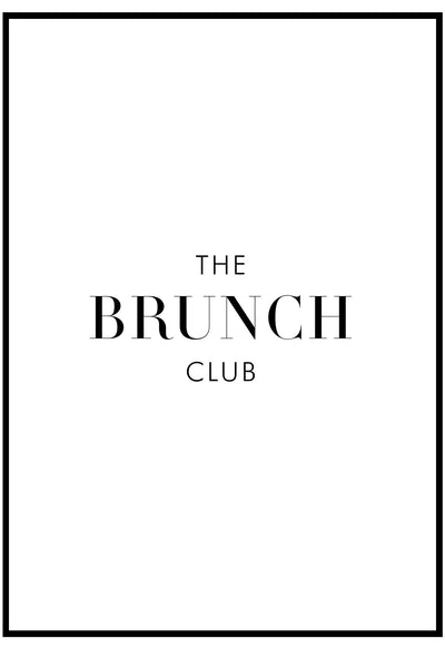 The Brunch Club Wall Art