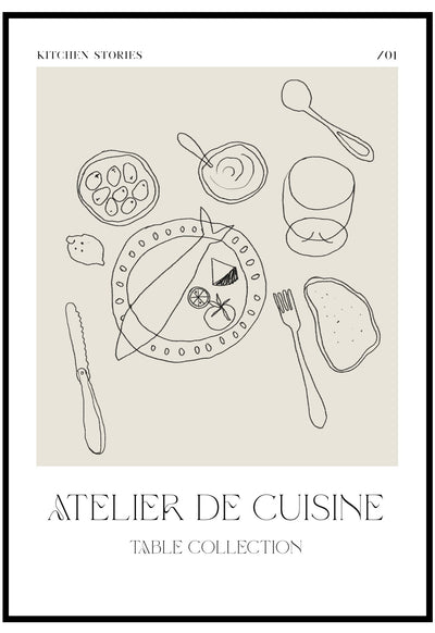 Atelier De Cuisine Wall Art