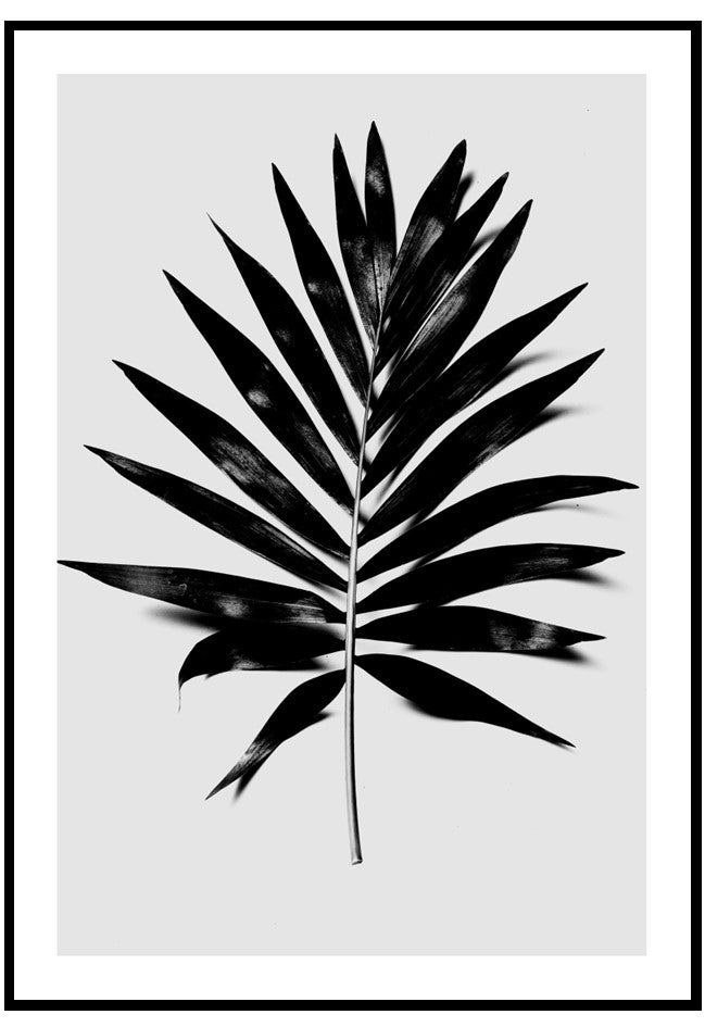 the black leaf wall art