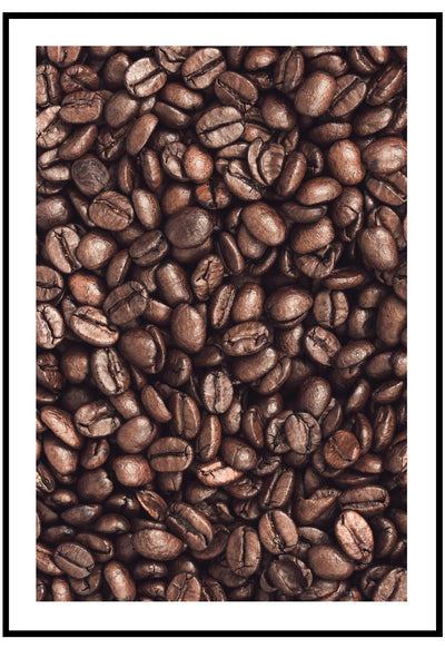 coffee beans wall art