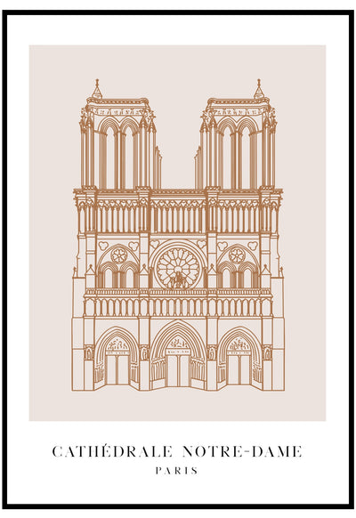 CATHEDRALE NOTRE-DAME WALL ART