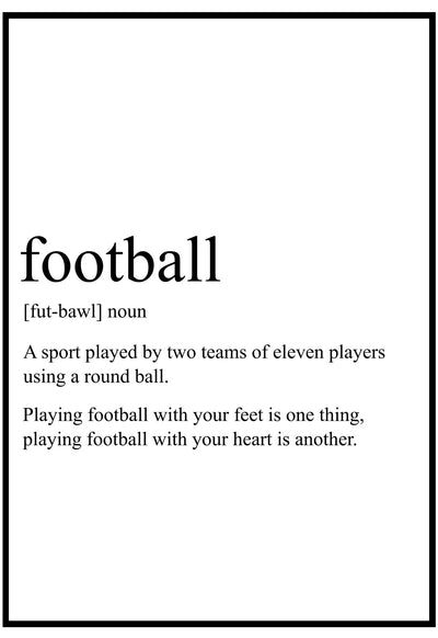 football poster