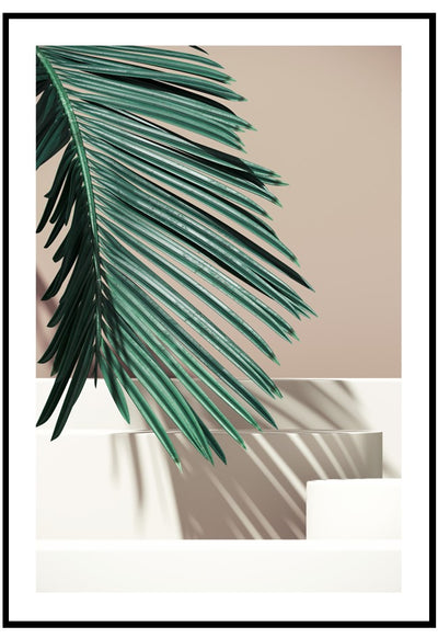 minimalist palm poster