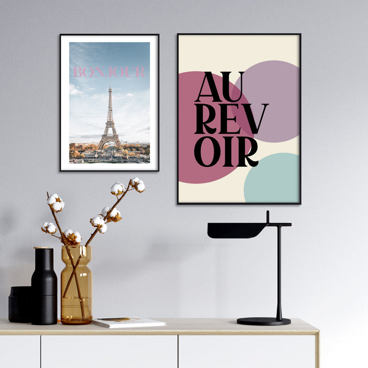 Eiffel Tower Pirnt in the living room