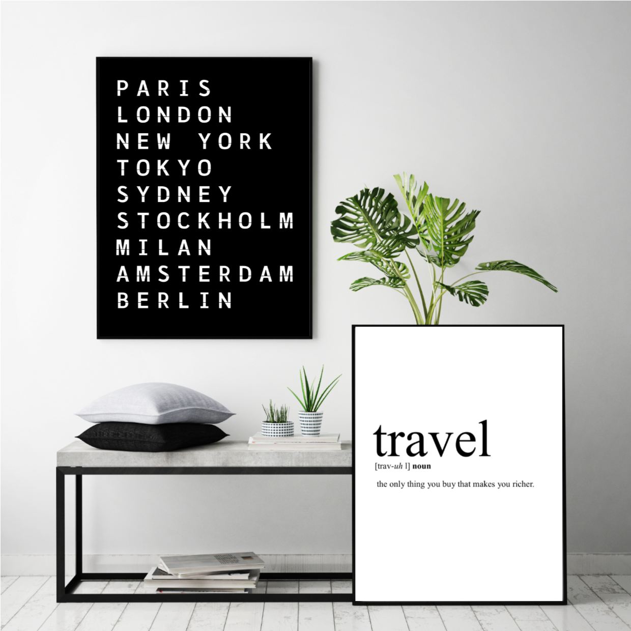 Print poster wall art destinations